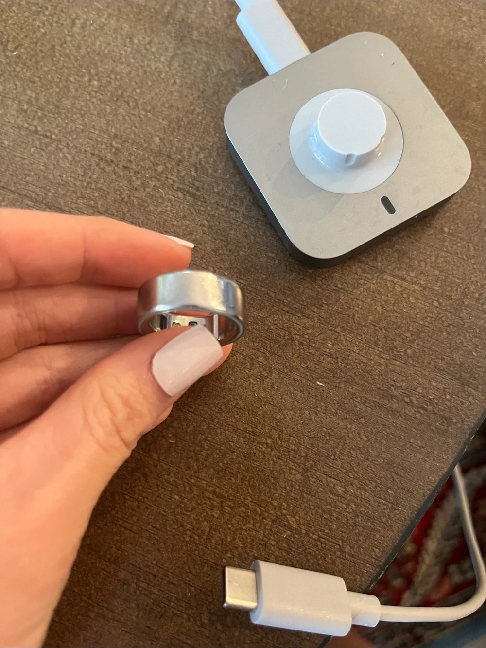 Oura ring gen 4 (size 6 silver)